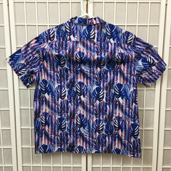 Caribbean Roundtree & Yorke Hawaiian Shirt Men's Size XL Tropical Vacation NWT - Picture 2 of 12